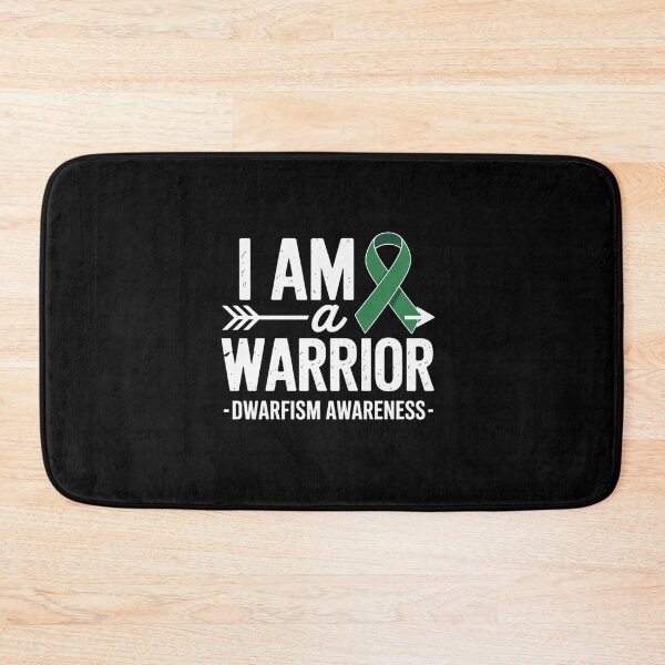 Item preview, I Am A Warrior Green Ribbon Dwarfism Awareness designed and sold by BlassmausArt.