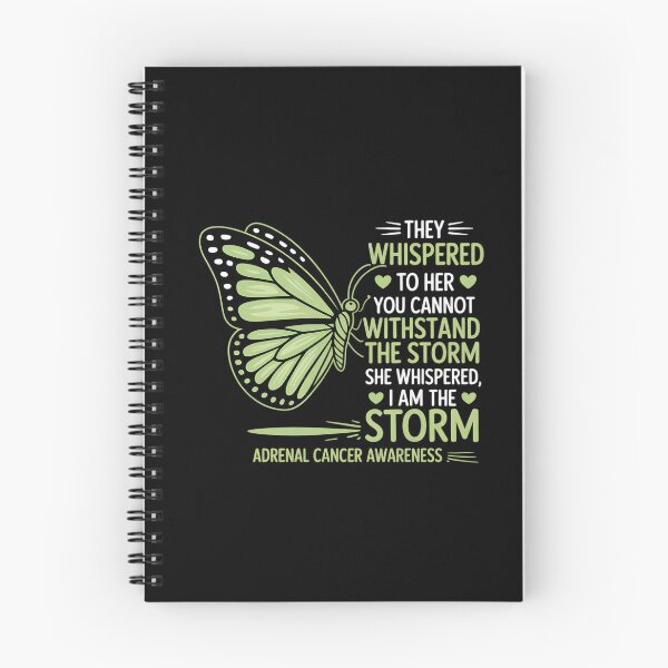 Item preview, I am the storm Adrenal Cancer Awareness Butterfly designed and sold by BlassmausArt.
