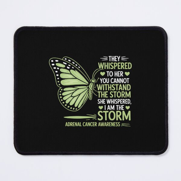 Item preview, I am the storm Adrenal Cancer Awareness Butterfly designed and sold by BlassmausArt.