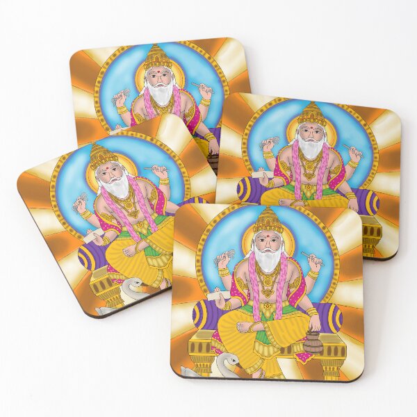 Item preview, Lord Vishwakarma Digital Drawing | Sacred Hindu God Artwork Illustration designed and sold by Harshit_Digital_Arts.