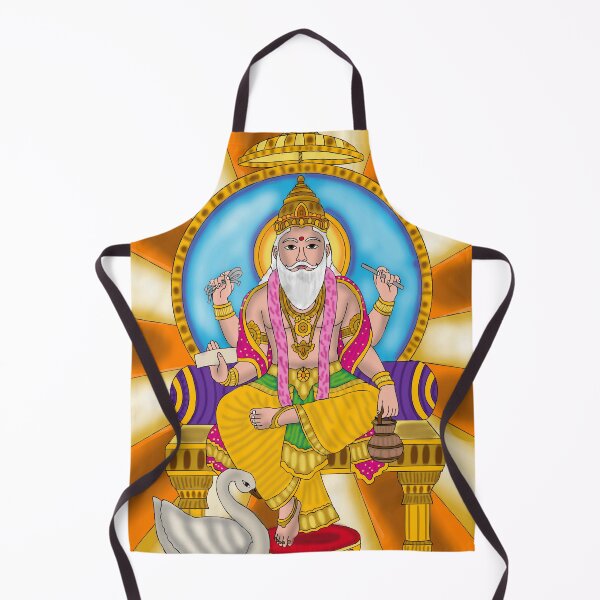 Item preview, Lord Vishwakarma Digital Drawing | Sacred Hindu God Artwork Illustration designed and sold by Harshit_Digital_Arts.