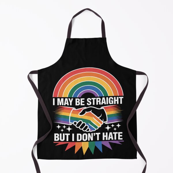 Item preview, I May Be Straight But I Don't Hate LGBTQ Gay Pride Support designed and sold by BlassmausArt.
