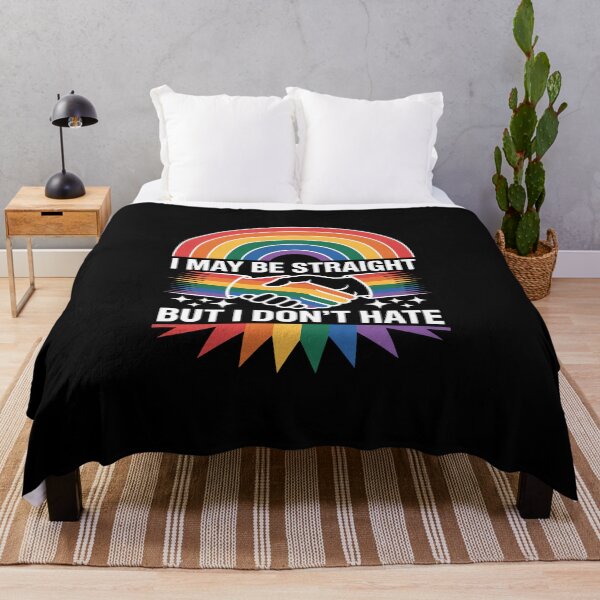 Item preview, I May Be Straight But I Don't Hate LGBTQ Gay Pride Support designed and sold by BlassmausArt.