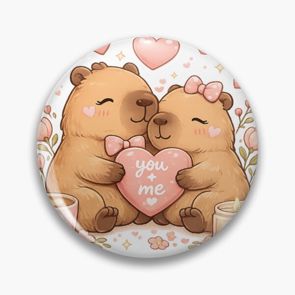 Item preview, Romantic Capybara designed and sold by CuteStiq.