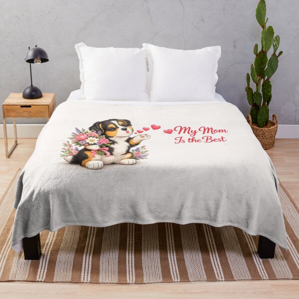 Item preview, Cute Puppy Mom Gift Design designed and sold by CalineczkaArt.