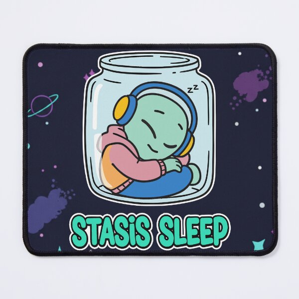 Item preview, Stasis Sleep Alien in Jar Cartoon designed and sold by Taridesign.
