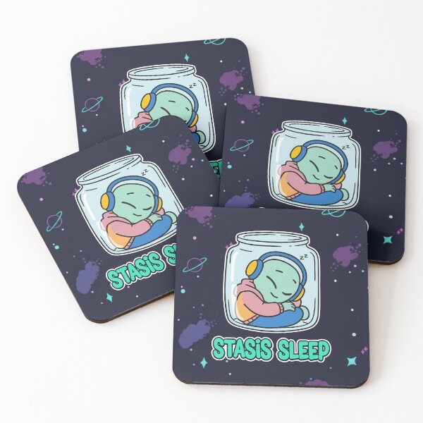 Item preview, Stasis Sleep Alien in Jar Cartoon designed and sold by Taridesign.