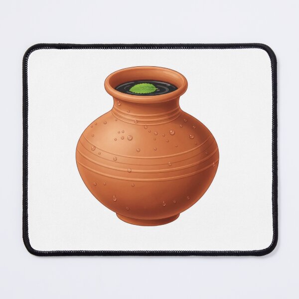 Item preview, Traditional Clay Water Jar Illustration designed and sold by AbanoubStore.