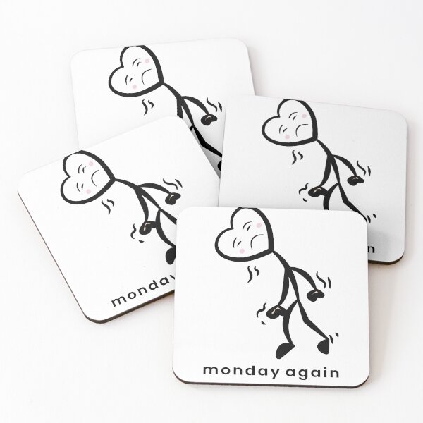 Item preview, Winsky Monday Again – Unhappy Heart Mood (Lower Text Edition) designed and sold by LluviaStudio.