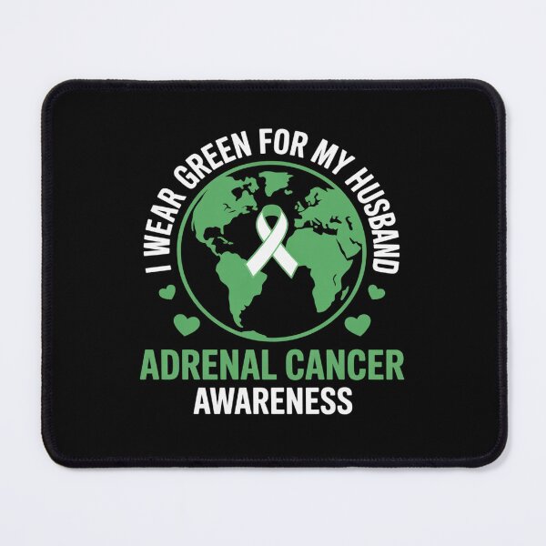 Item preview, I wear GREEN for my HUSBAND ADRENAL CANCER Awareness designed and sold by BlassmausArt.