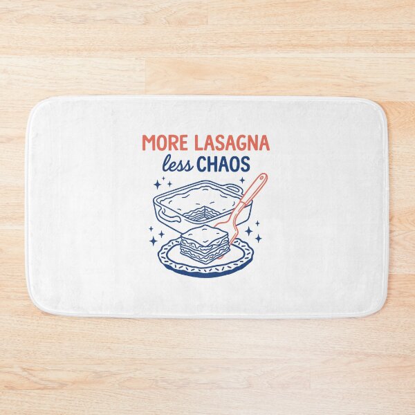Item preview, More Lasagna Less Chaos Funny Pasta Lover Design designed and sold by Krasnovaovaova.