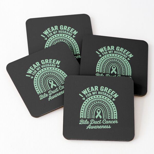 Item preview, I Wear Green For My Husband Bile Duct Cancer Awareness designed and sold by BlassmausArt.