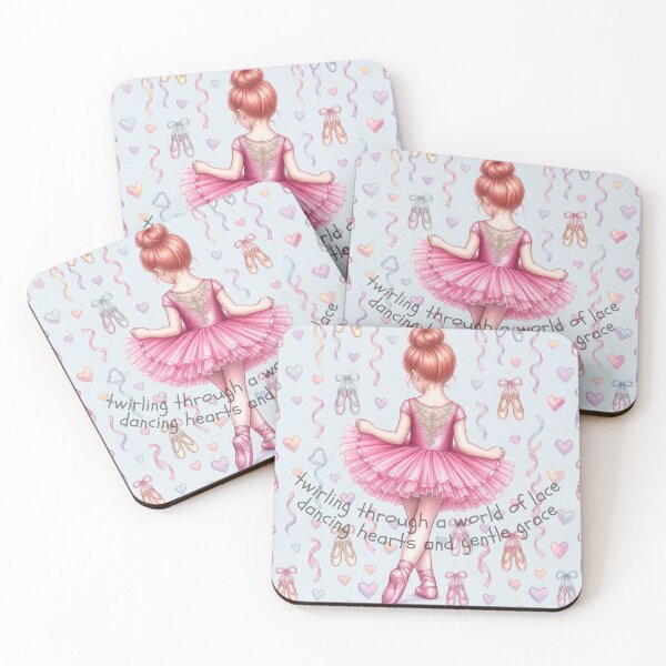 Item preview,  Pastel Ballerina Back View -  Dancing Hearts and Gentle Grace designed and sold by dcohea.