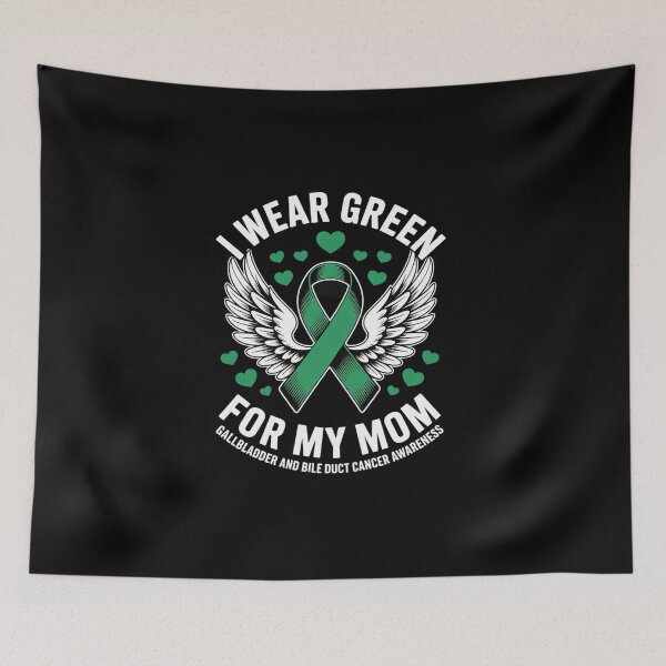 Item preview, I Wear Green For My Mom Bile Ducts Gallbladder Cancer designed and sold by BlassmausArt.