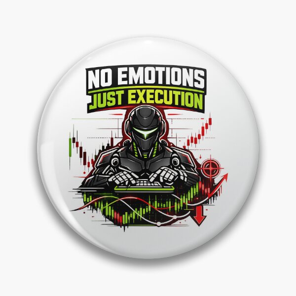 Item preview, Robotic Trader – No Emotions Just Execution | Algorithmic Trading Design designed and sold by Chart Store | Trading Life.