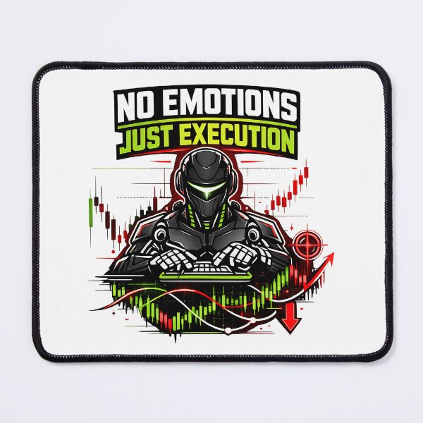 Item preview, Robotic Trader – No Emotions Just Execution | Algorithmic Trading Design designed and sold by Chart Store | Trading Life.