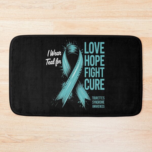 Item preview, I Wear Teal For Tourette's Syndrome Awareness designed and sold by BlassmausArt.