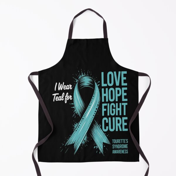 Item preview, I Wear Teal For Tourette's Syndrome Awareness designed and sold by BlassmausArt.
