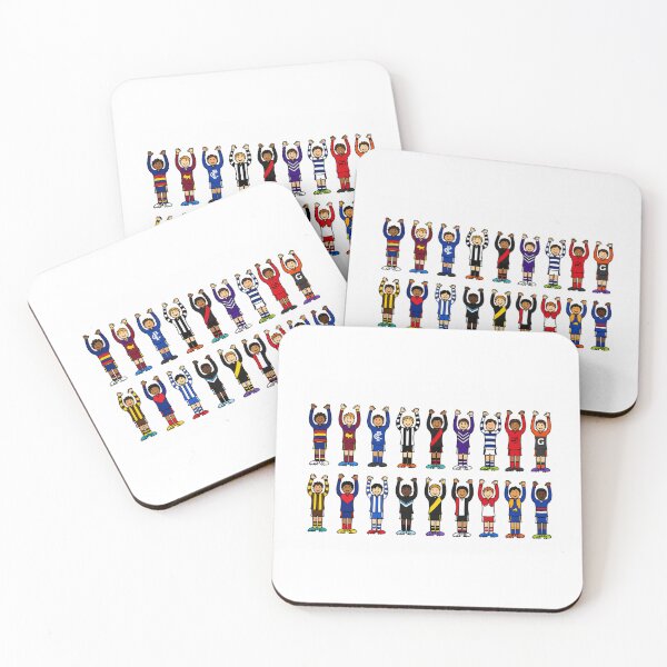 Item preview, AFL Footy Mates Collection – Hand Drawn Cartoon Team Fans designed and sold by Luke Foran Sports Art.