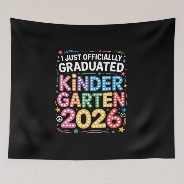 Item preview, Kindergarten Graduation Class of 2026 Groovy Graduated 2026 designed and sold by BlassmausArt.