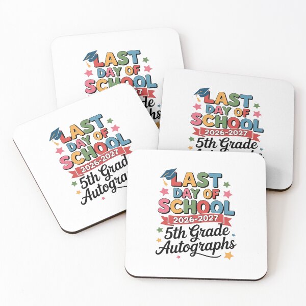 Item preview, Last Day of 5th Grade Graduation end of Year Teacher designed and sold by BlassmausArt.