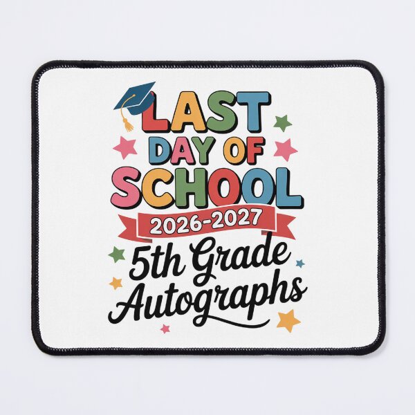 Item preview, Last Day of 5th Grade Graduation end of Year Teacher designed and sold by BlassmausArt.