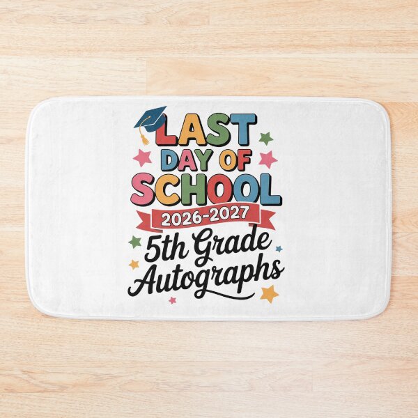 Item preview, Last Day of 5th Grade Graduation end of Year Teacher designed and sold by BlassmausArt.