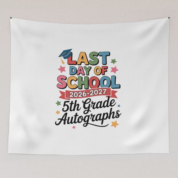 Item preview, Last Day of 5th Grade Graduation end of Year Teacher designed and sold by BlassmausArt.