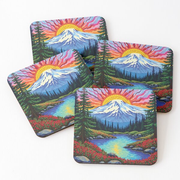 Item preview, Mosaic of Mount Rainier National Park designed and sold by designmari.