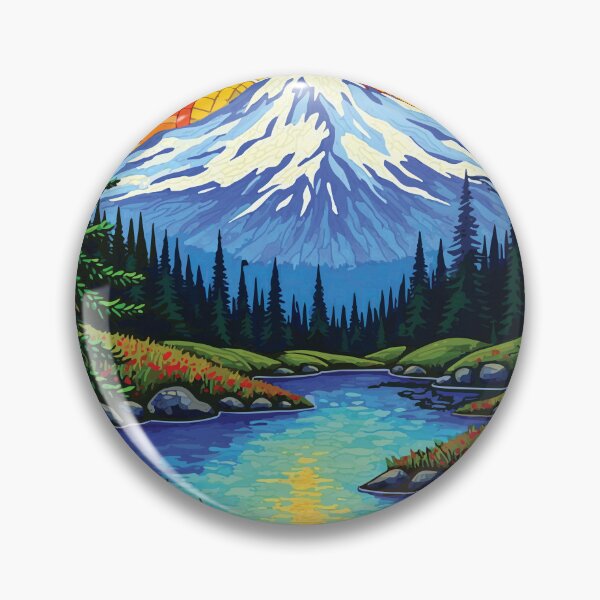 Item preview, Mosaic of Mount Rainier National Park designed and sold by designmari.