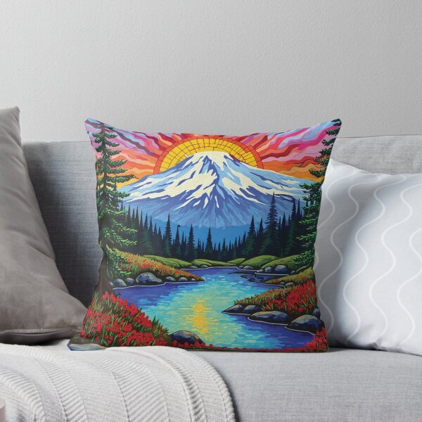 Item preview, Mosaic of Mount Rainier National Park designed and sold by designmari.