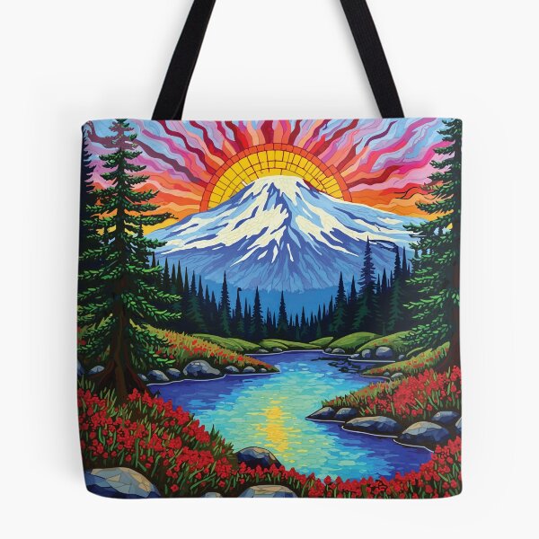 Item preview, Mosaic of Mount Rainier National Park designed and sold by designmari.