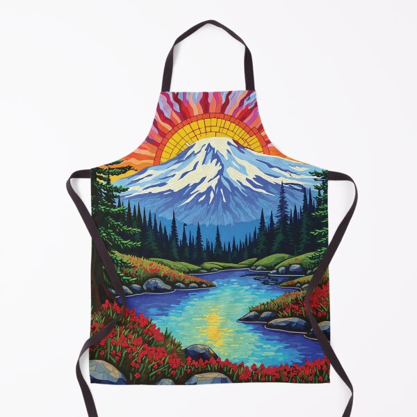 Item preview, Mosaic of Mount Rainier National Park designed and sold by designmari.