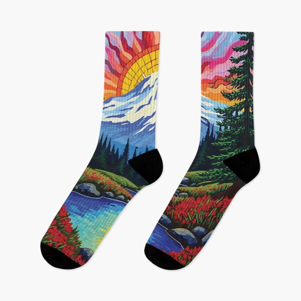 Item preview, Mosaic of Mount Rainier National Park designed and sold by designmari.