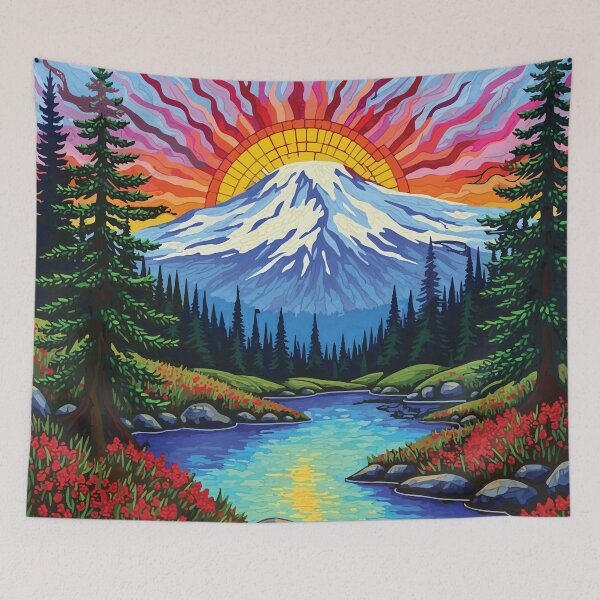 Item preview, Mosaic of Mount Rainier National Park designed and sold by designmari.