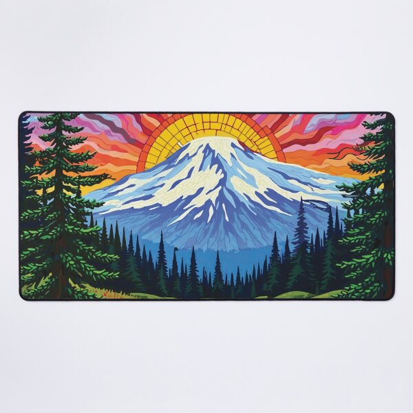 Item preview, Mosaic of Mount Rainier National Park designed and sold by designmari.