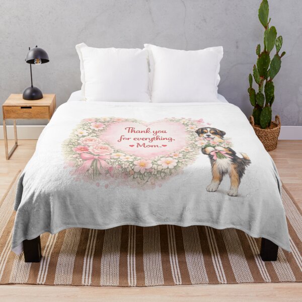 Item preview, Thank You Mom Puppy Art designed and sold by CalineczkaArt.
