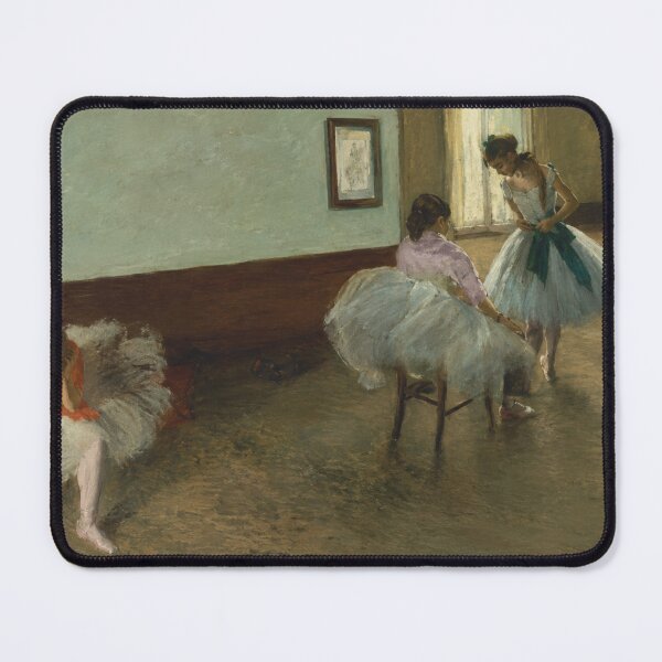 Item preview, Ballet Impressionist Painting Young Dancers Backstage Scene for Classical Art Lovers designed and sold by RickE.