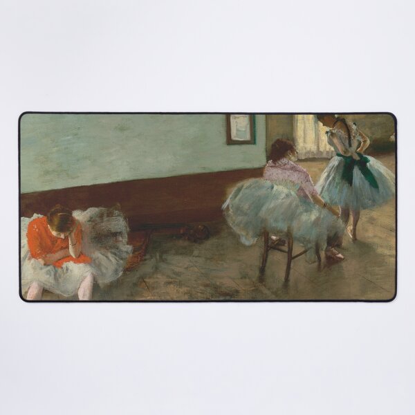 Item preview, Ballet Impressionist Painting Young Dancers Backstage Scene for Classical Art Lovers designed and sold by RickE.