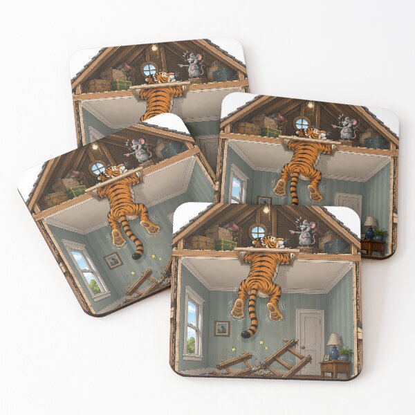 Item preview, Tiger Gets Laughed At While Hunting Mice in the Attic designed and sold by nikkolaus.