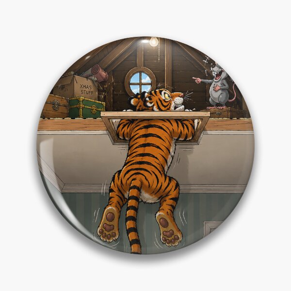 Item preview, Tiger Gets Laughed At While Hunting Mice in the Attic designed and sold by nikkolaus.