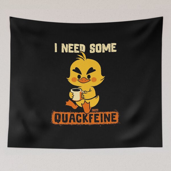 Item preview, I Need Quackffeine designed and sold by World Domination For Cats ®.
