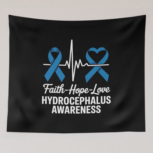 Item preview, Hydrocephalus Awareness Heartbeat Christian Cross Support designed and sold by fferomananul.