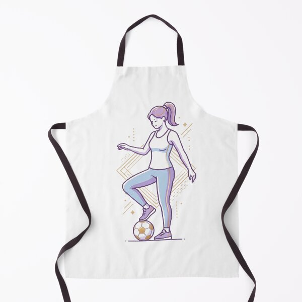 Item preview, Female Soccer Player Athlete Line Art designed and sold by Pulpa-grafica.