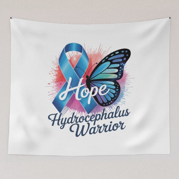 Item preview, Hydrocephalus Awareness Hope Butterfly designed and sold by fferomananul.