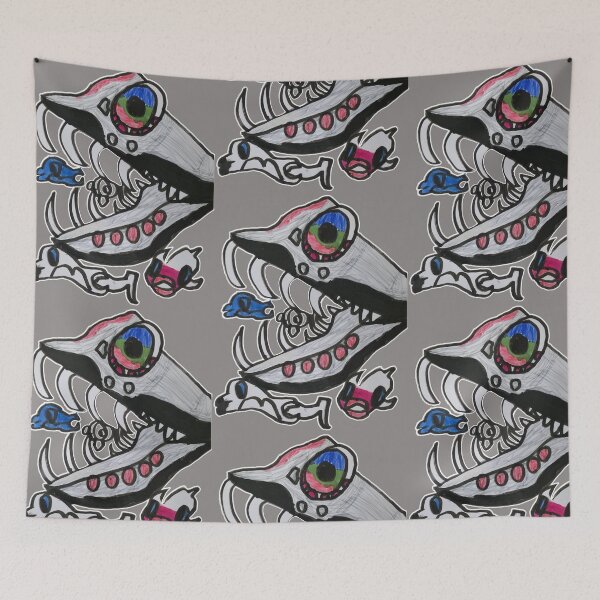 Item preview, Sea Creature Monster - Colorful Marker Drawing designed and sold by Sir Martin.