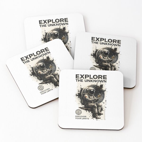 Item preview, Explore The Unknown - Gritty Astronaut Space Discovery Art designed and sold by Divakar Fashion.