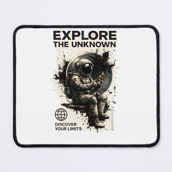 Item preview, Explore The Unknown - Gritty Astronaut Space Discovery Art designed and sold by Divakar Fashion.