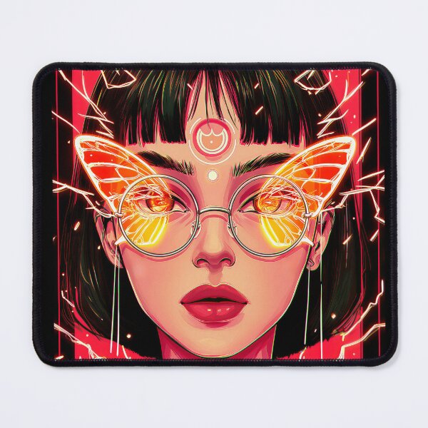 Item preview, Electric Butterfly — Third Eye Awakening Portrait designed and sold by KissedAura.