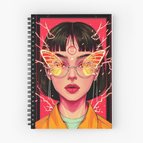 Item preview, Electric Butterfly — Third Eye Awakening Portrait designed and sold by KissedAura.